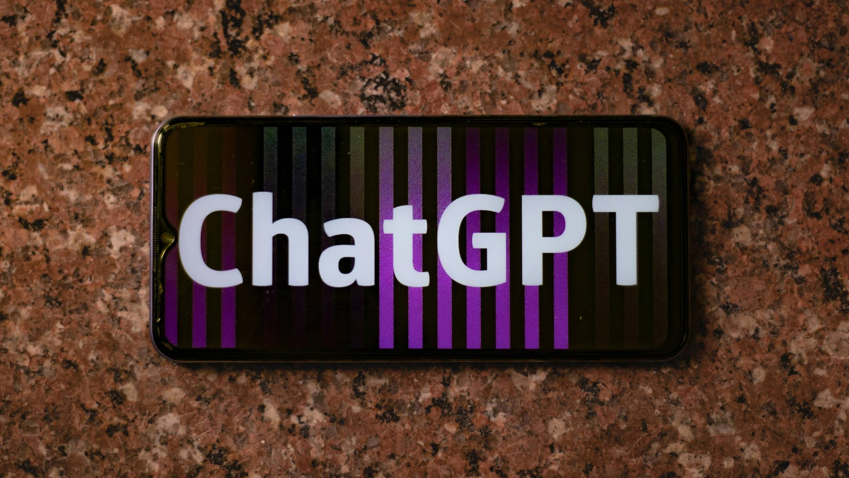 ChatGPT logo on a phone