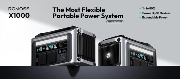 Romoss X1000 portable power supply.