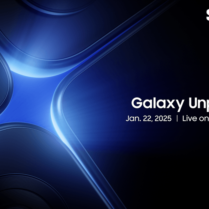 A photo of Samsung's invite for Galaxy Unpacked January 2025.