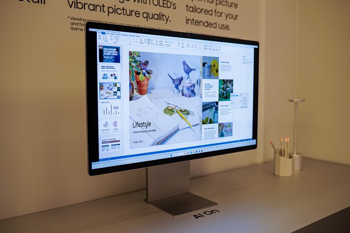 Samsung's Smart Monitor M9 at CES 2025.