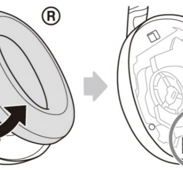 An FCC label diagram for a an unreleased set of Sony headphones.