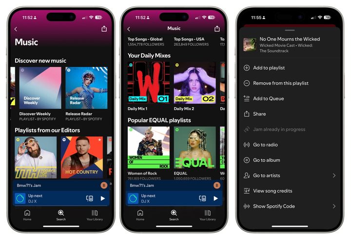 Spotify discovery tool.