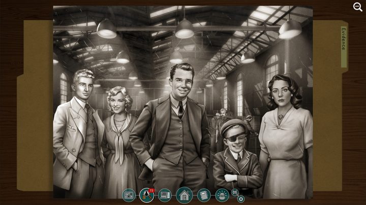 A family photo appears in The Roottrees are Dead.