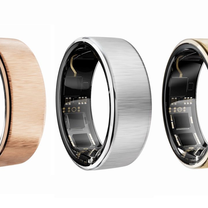 The different Ultrahuman Rare smart ring finishes.