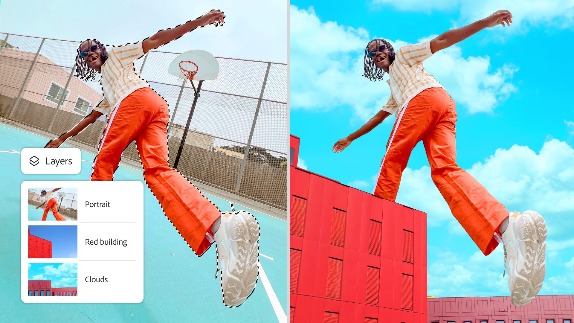 Adobe Photoshop app for iPhone With before and a