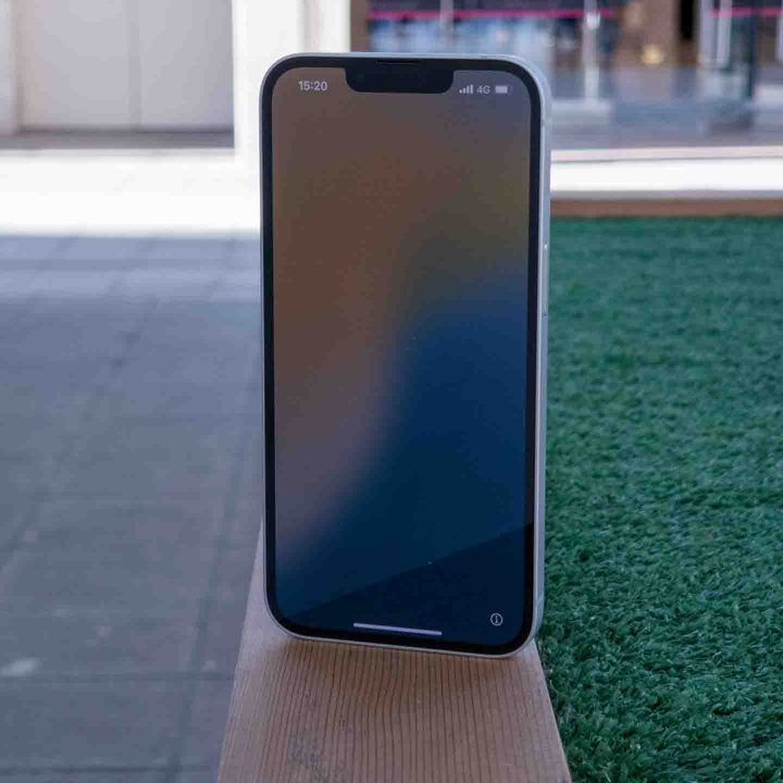 The iPhone 16e display