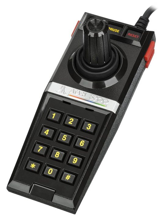The atari 5200 controller.