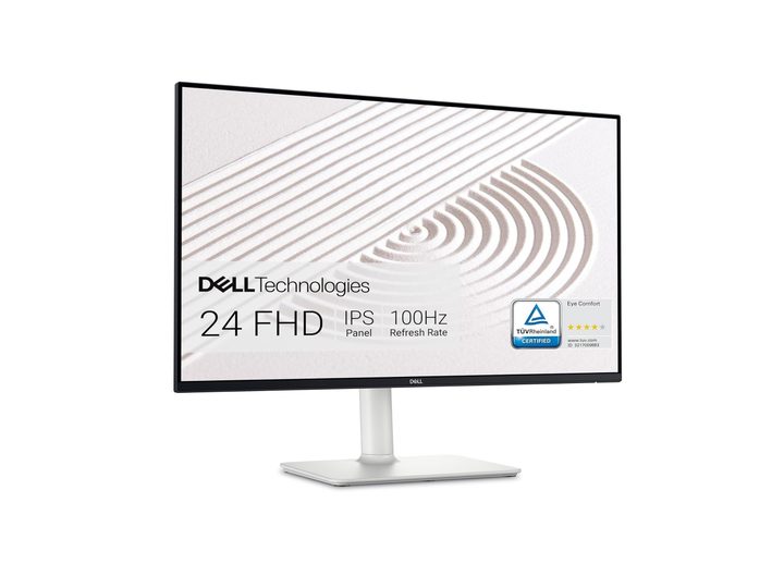 The Dell 2425HS with a generic image displayed on it.