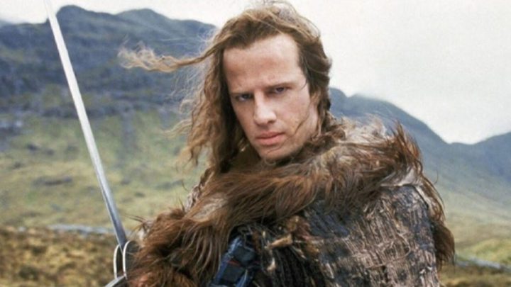 Christopher Lambert in Highlander.