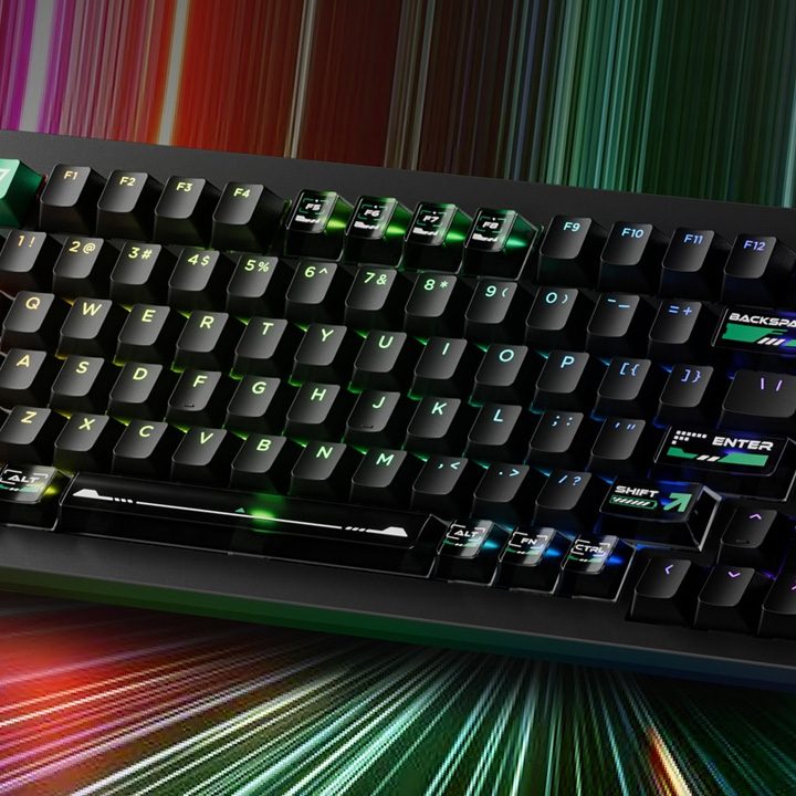 The Lemokey L5 HE 8K gaming keyboard in Cyber color option
