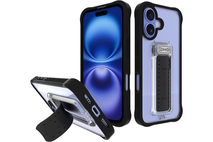 Scooch Wingman case for iPhone 16.