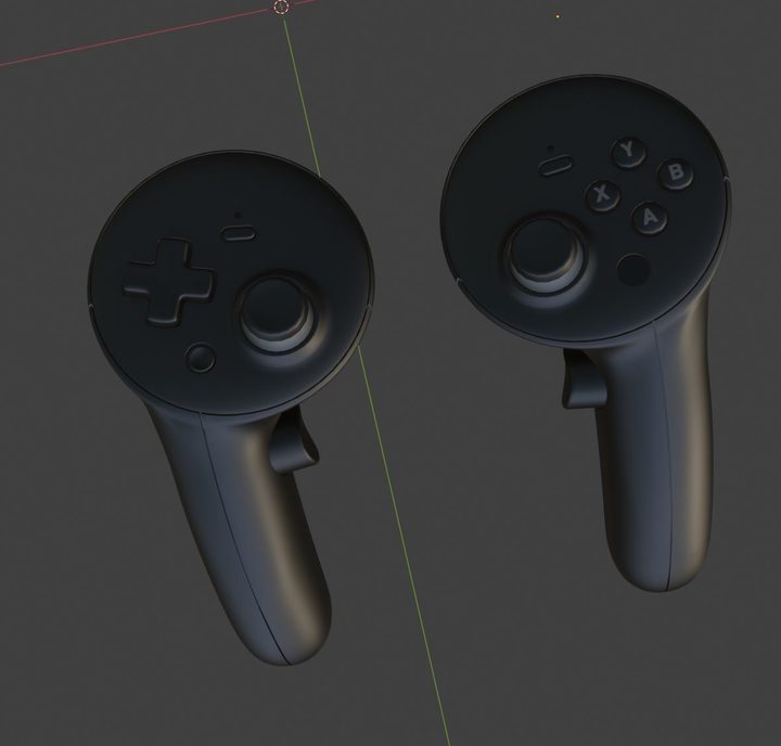 Valve Deckard headset controllers.