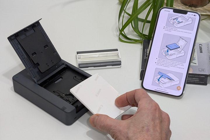 Setup was simple and the Selphy QX20 was ready to print in minutes.
