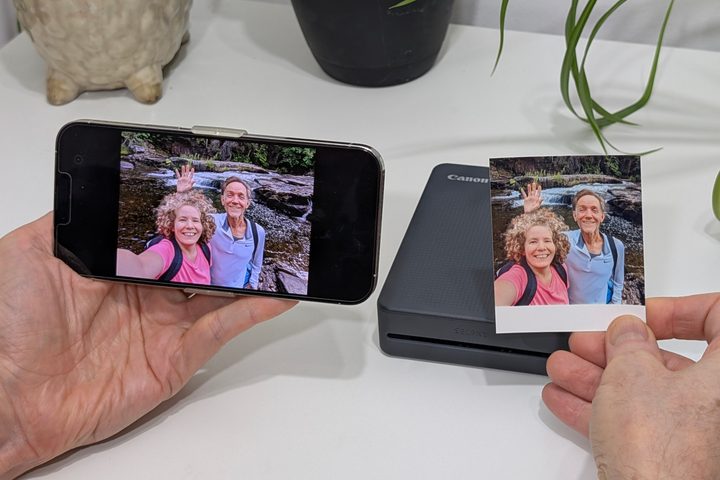 The Selphy QX20's photo quality is impressive for such a tiny printer.