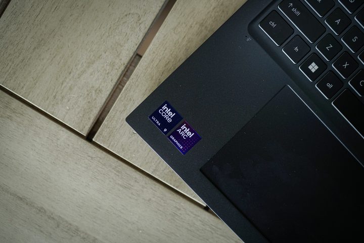 The MSI logo on an Arrow Lake-H laptop.