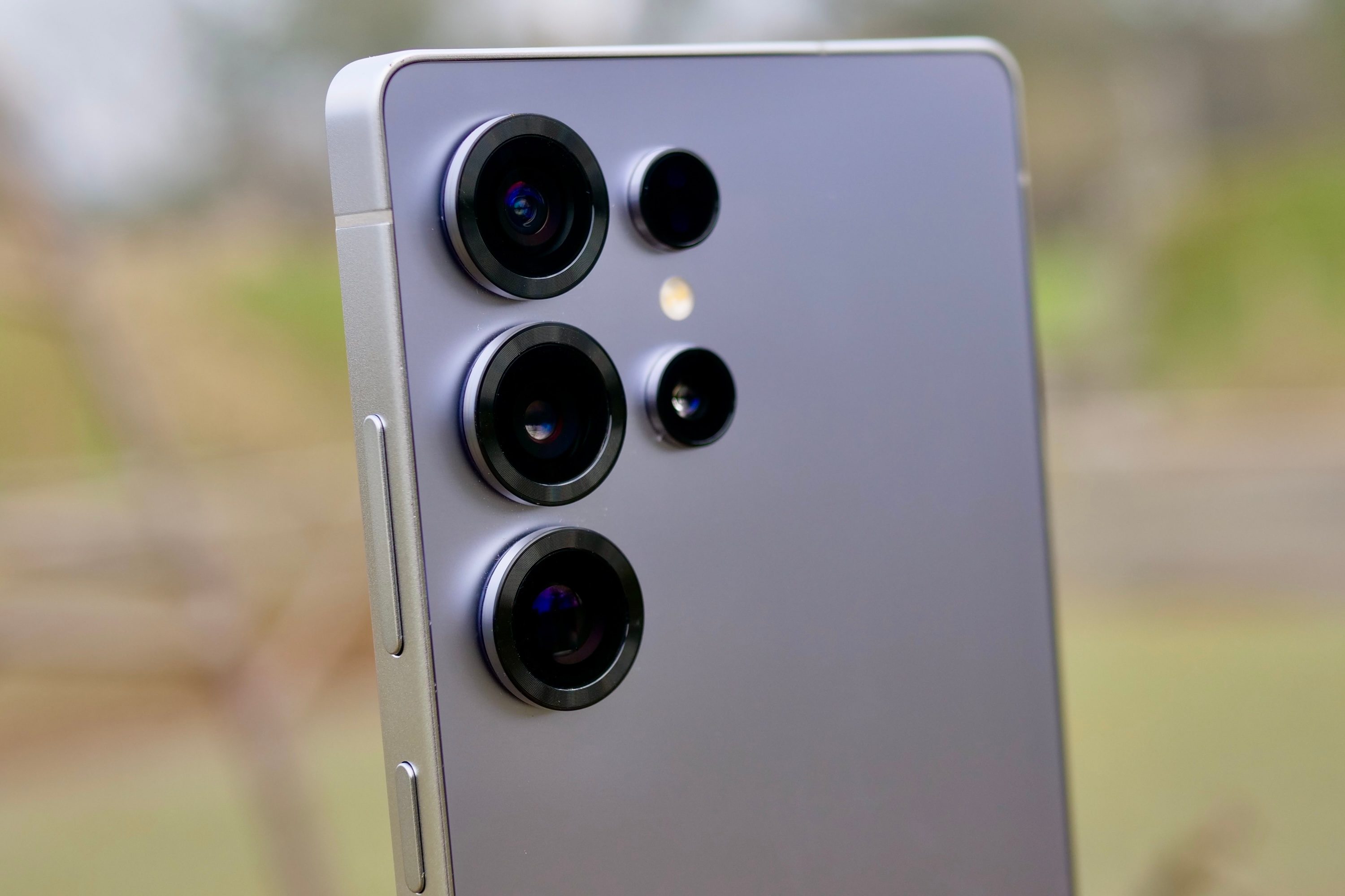 The Samsung Galaxy S25 Ultra's camera.
