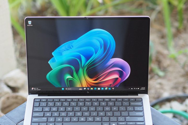 HP EliteBook X G1a front view showing display.