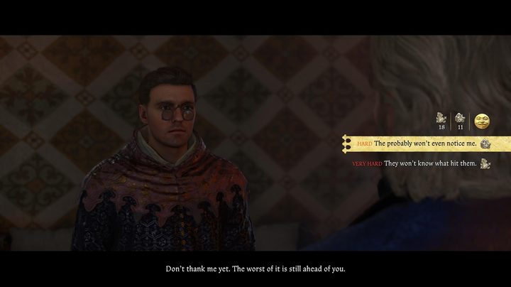Henry of Skalitz has two available dialogue skill checks.
