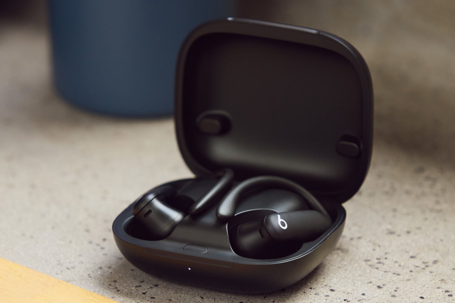 Leaked image of the Beats PowerBeats Pro 2 in black.