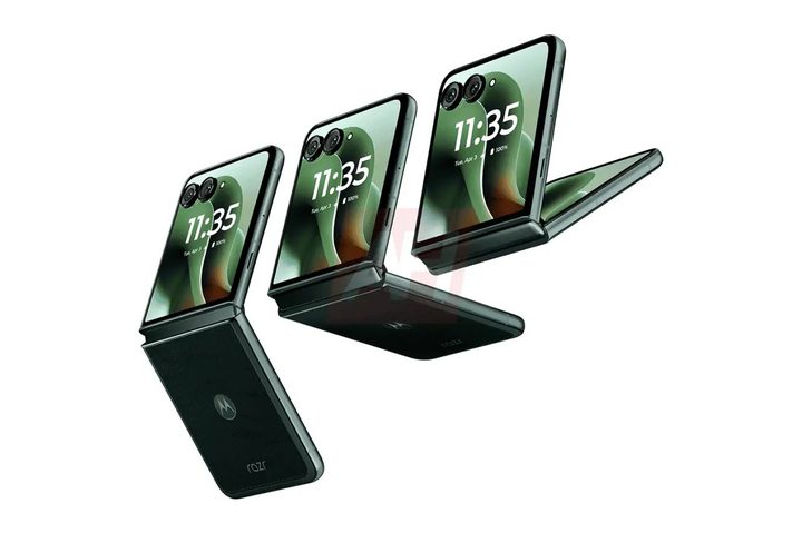 Leaked render image of the Motorola Razr 2025 Plus 60 Ultra.
