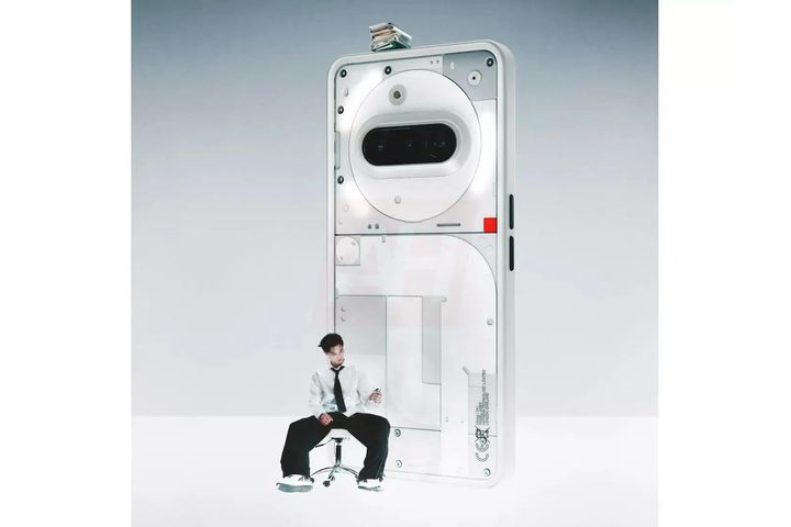 A leaked image of the Nothing Phone 3a.