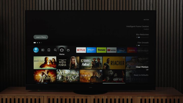 panasonic tv settings clear motion