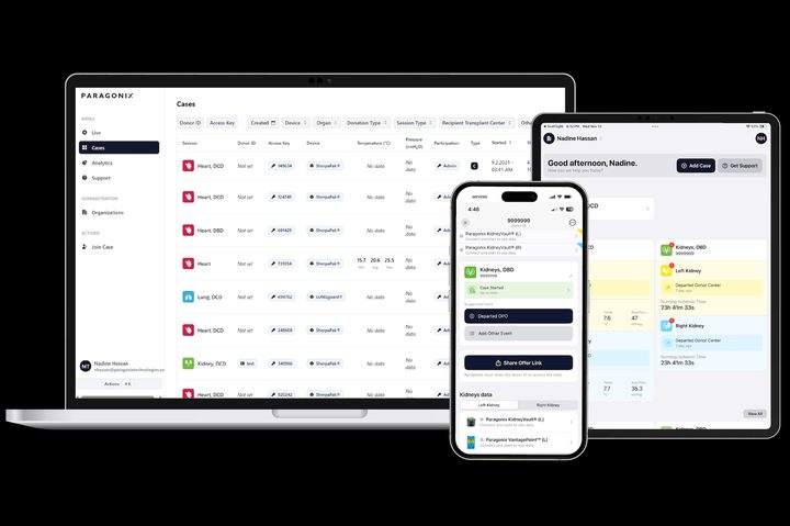 The Paragonix apps.