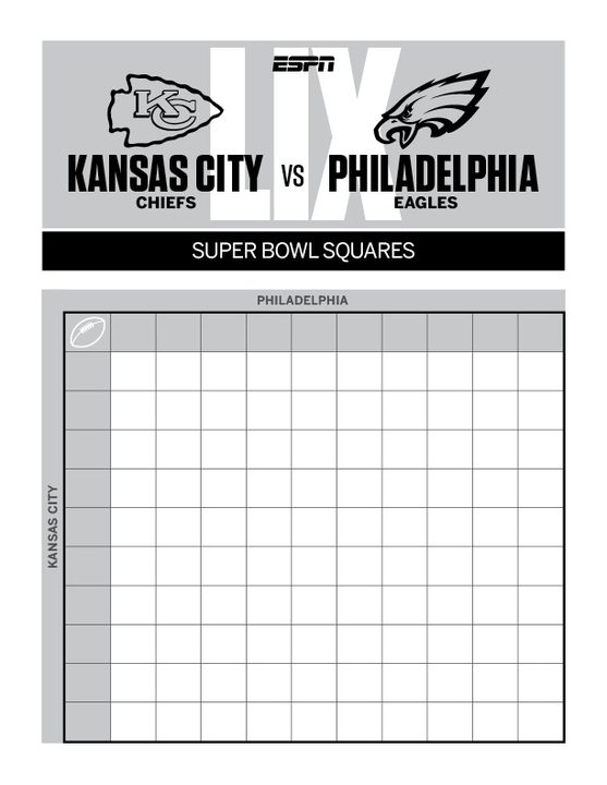 Super Bowl Squares logo from ESPN.