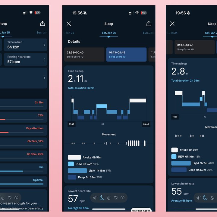Sleep report captured on the Oura Ring 4