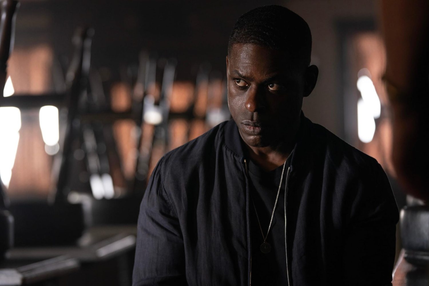 Sterling K. Brown sits down and stares in Paradise.