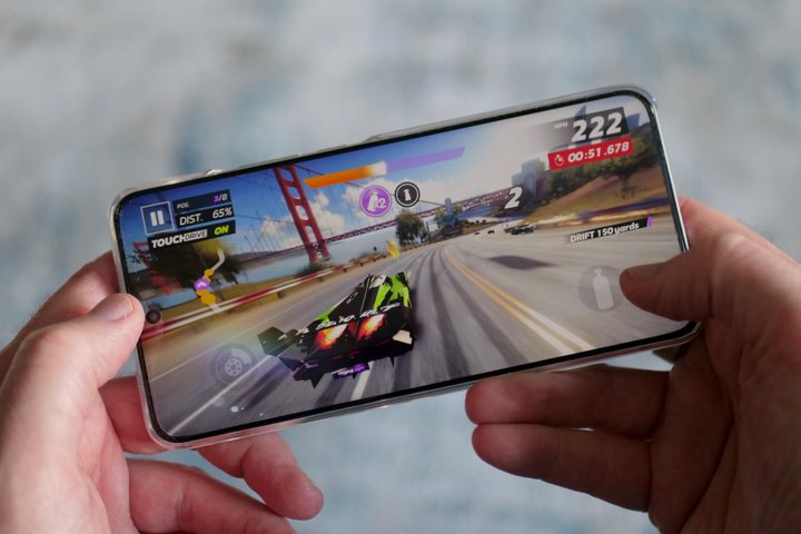 A person playing a game on the Xiaomi 15 Ultra.