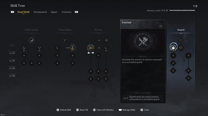 The First Berserker: Khazan skill tree