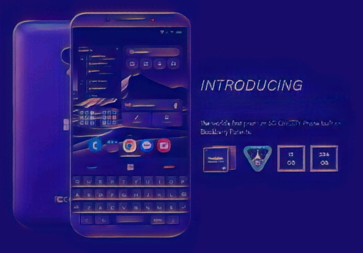 A slide from a Blackberry presentation.