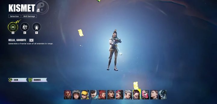 The Lancer select screen in FragPunk.