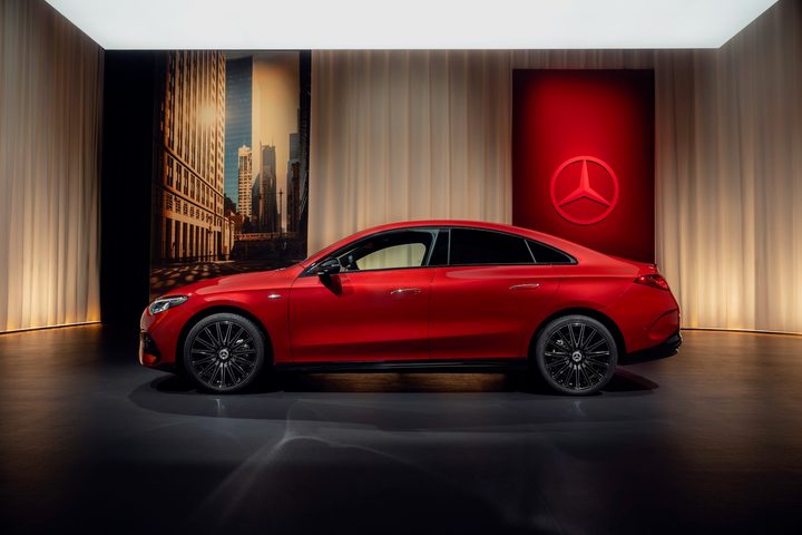 2026 Mercedes-Benz EV profile view.