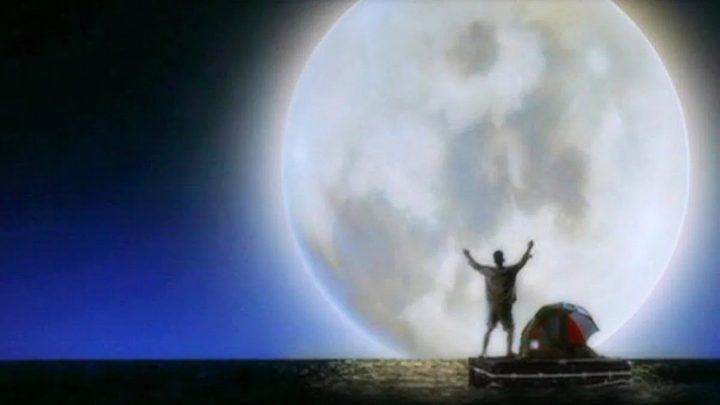 Tom Hanks in Joe Versus the Volcano.