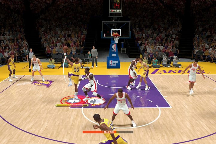 Basketball players from NBA 2K25 Arcade Edition by 2K on Apple Arcade.