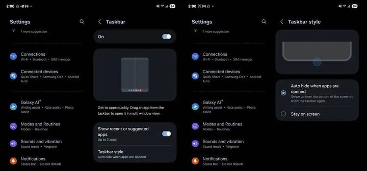 Google Auto-hide taskbar.