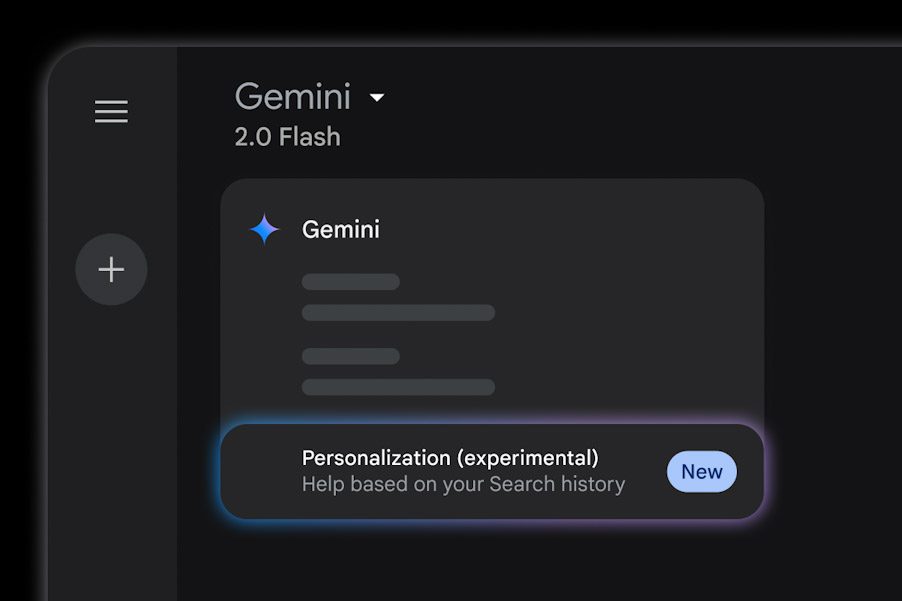 Gemini personalization feature.