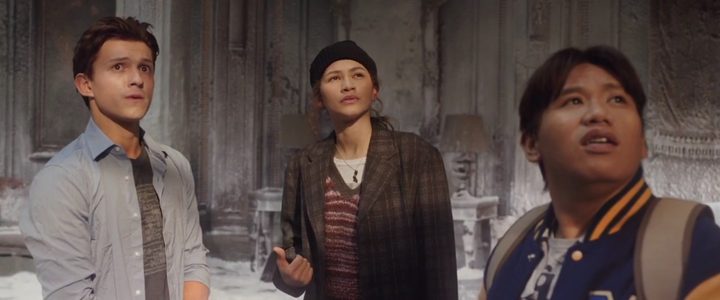 Peter, MJ, and Ned in "Spider-Man: No Way Home."