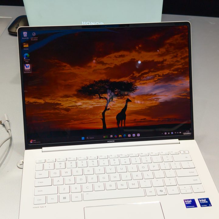 The Honor MagicBook Pro 14 in white