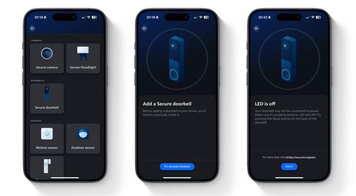 Hue secure doorbell