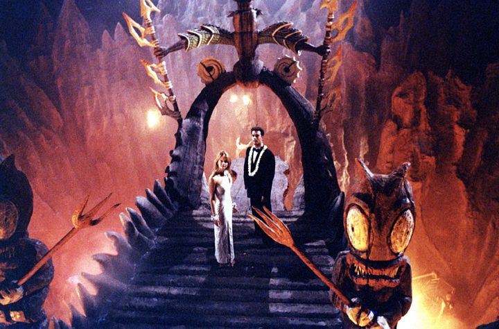 Meg Ryan and Tom Hanks in Joe Versus the Volcano.