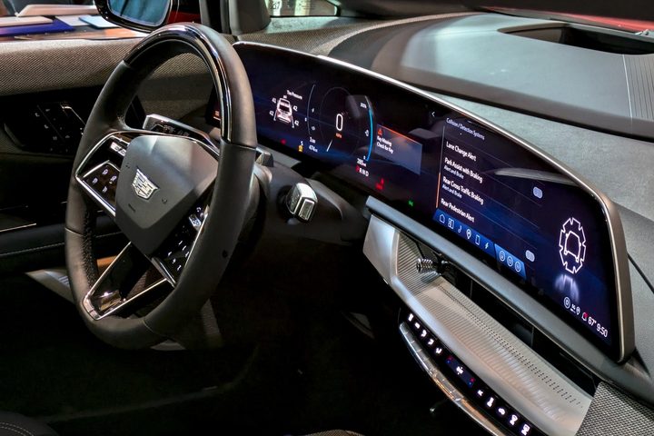 2025 Cadillac Optiq dashboard.