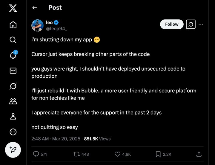leojr94 on X third post.