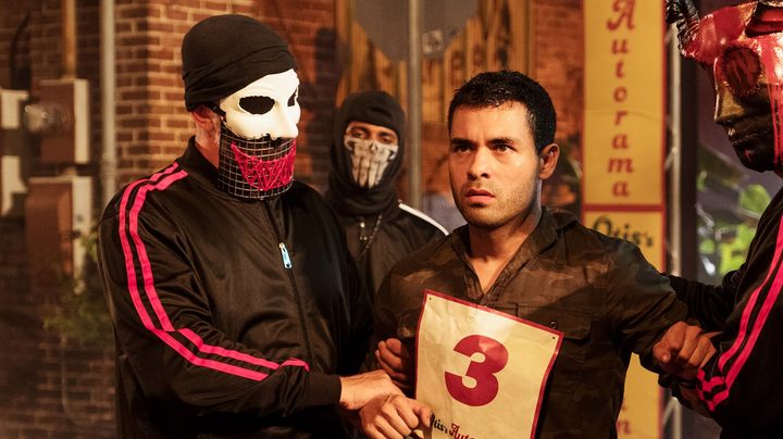 The cast of The Purge.