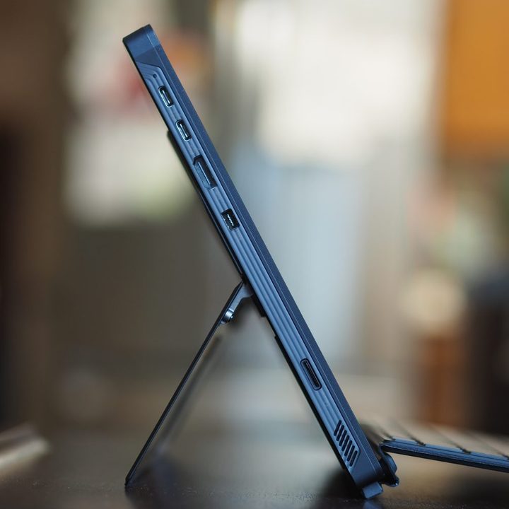 Asus ROG Flow Z13 left side view showing ports.