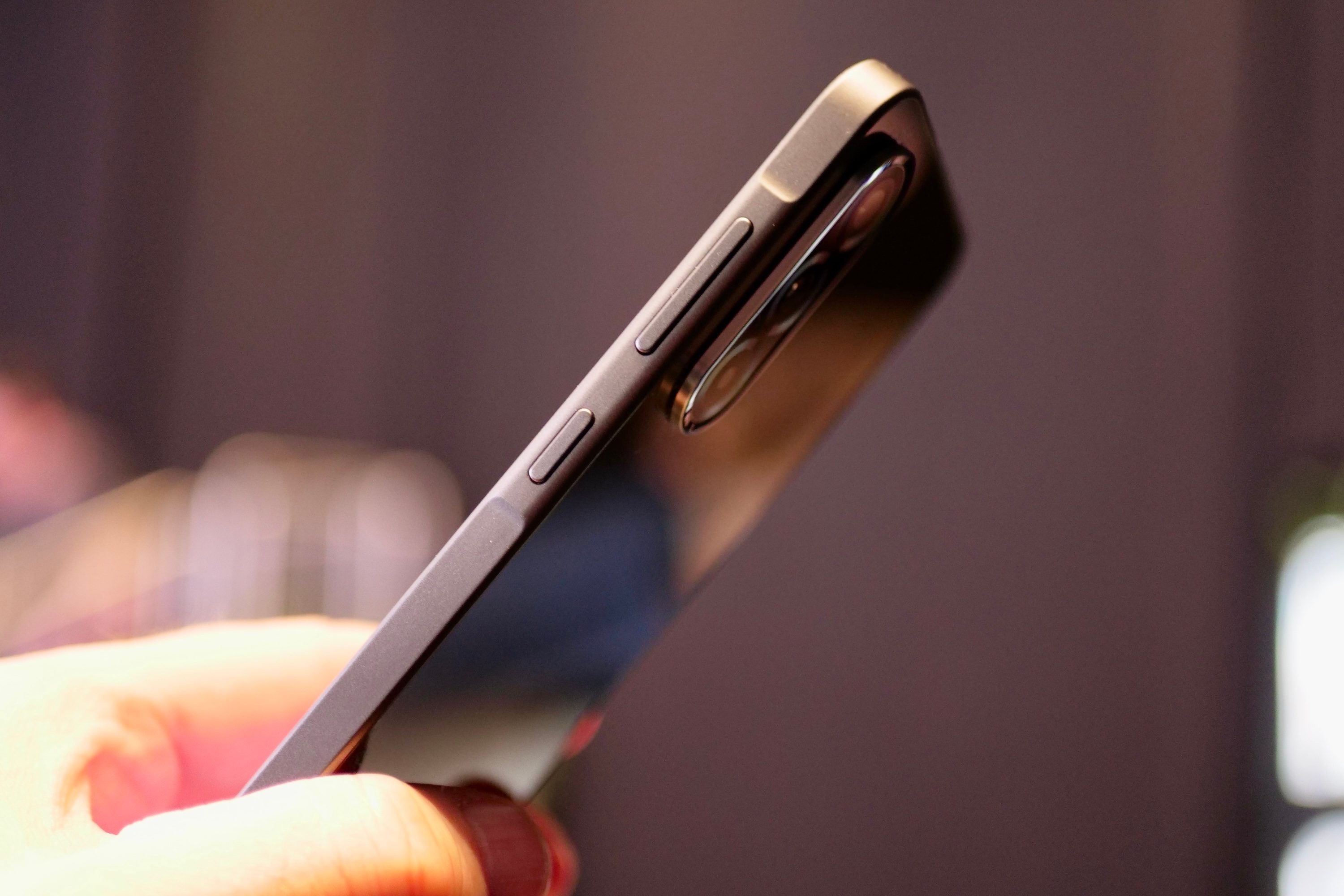 The Samsung Galaxy A36's buttons.