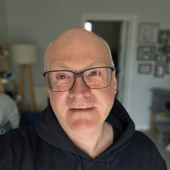 A selfie photo taken with the Samsung Galaxy A56.