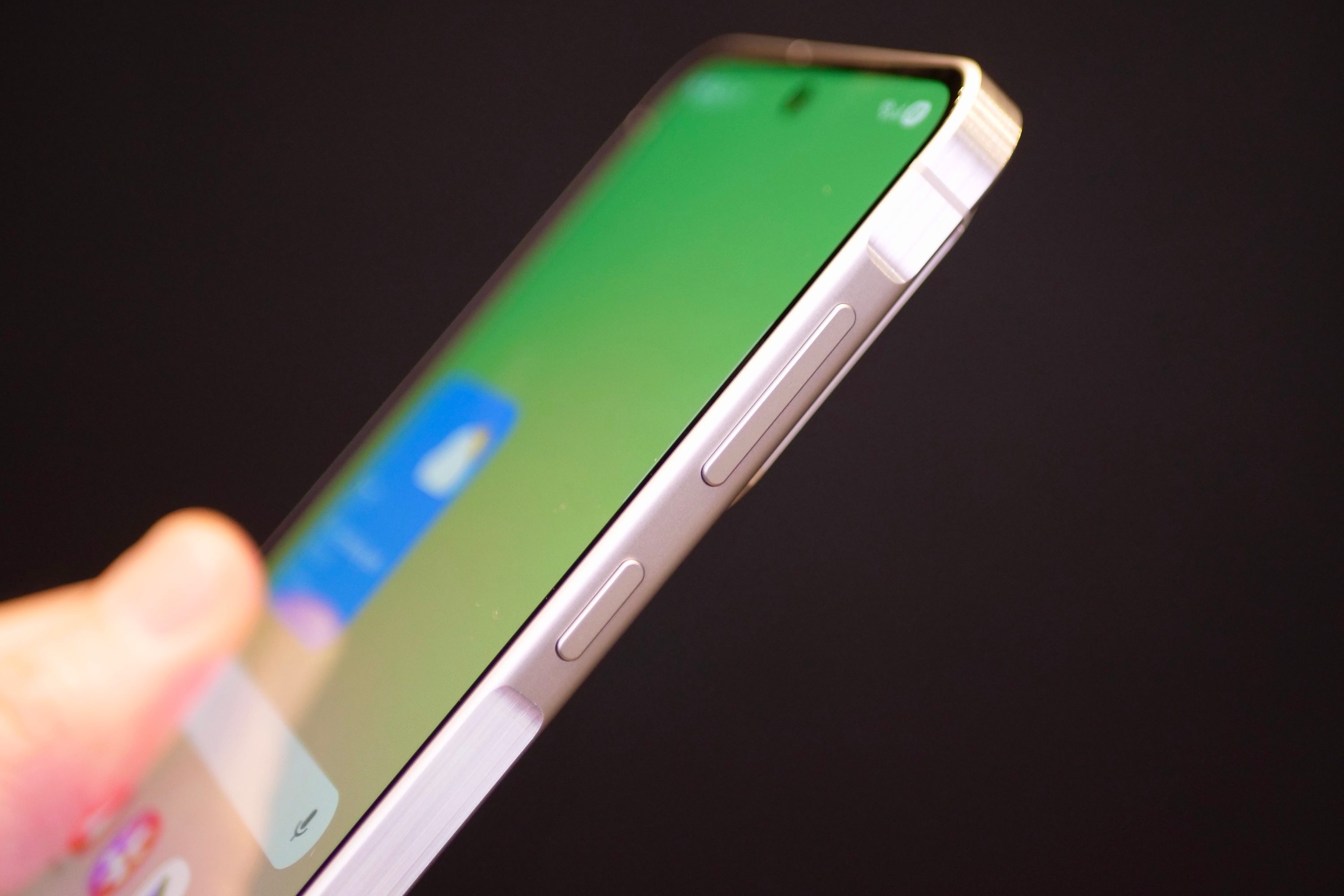 The Samsung Galaxy A56's buttons.